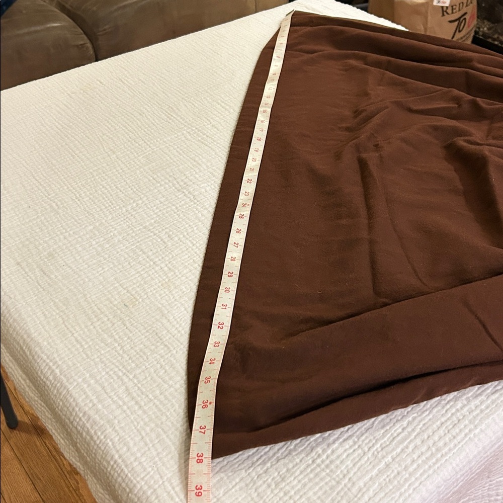 VTG TALBOTS Women’s 100% Wool Skirt Chocolate Brown A-Line Skirt USA Made 10 P - Picture 12 of 13